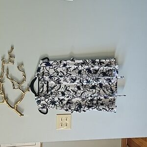 Calvin klein plus size bow neck sleeveless floral top